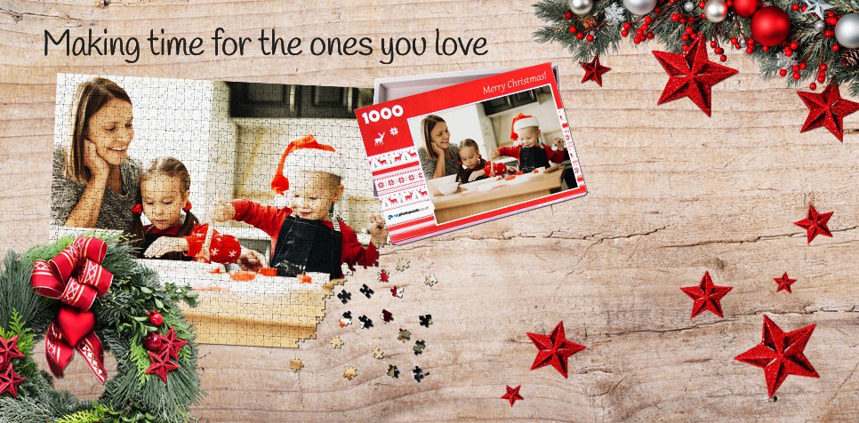 Save the moment on a photo puzzle
