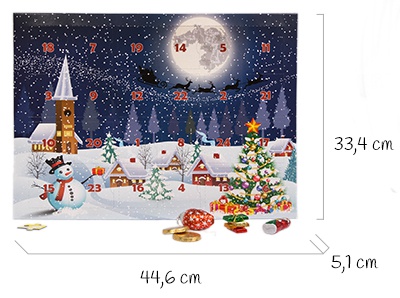 Size of the advent calendar