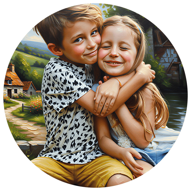 Personalised Jigsaw AI Art - Oil Painting
