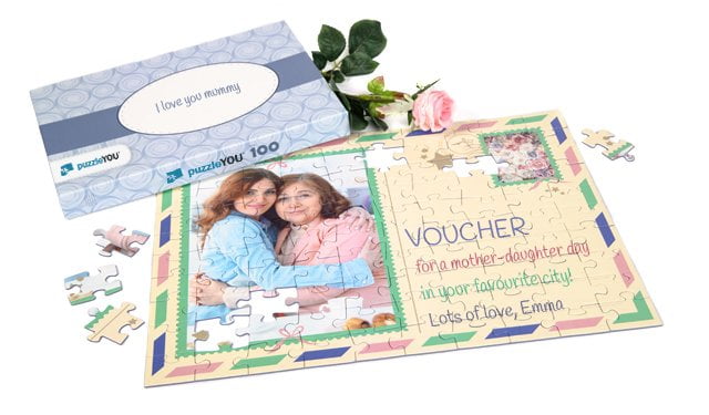 give away a puzzle as a gift voucher