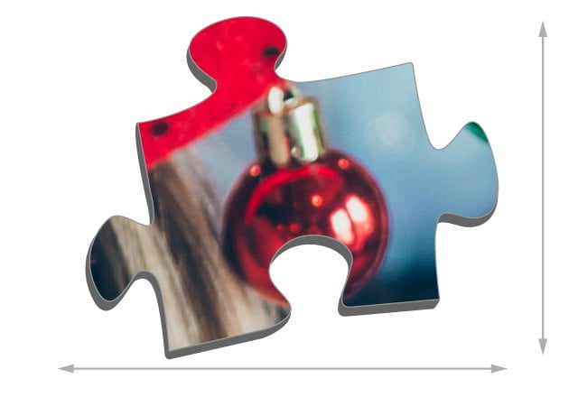 Size of the pieces