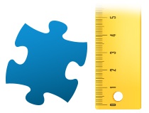Size ratio puzzle piece photo puzzle 100 pieces