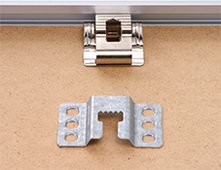 Rear panel and hanger
