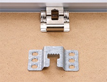 Rear panel and hanger