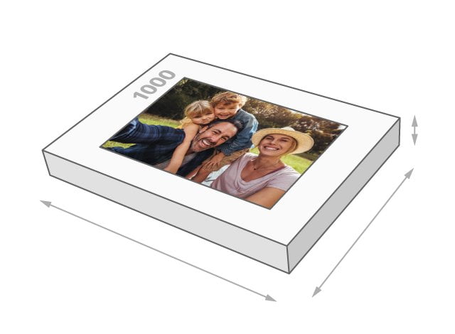 Personalised Jigsaw 1000 Pieces puzzleYOU