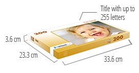 Size of the puzzle box - photo puzzle 200 pieces