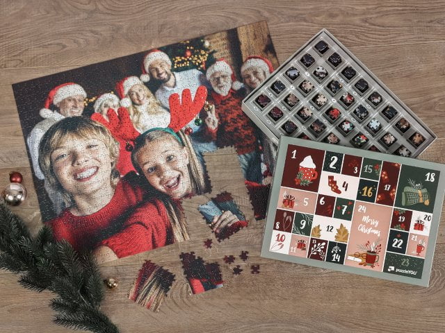 Jigsaw Advent Calendar with your photos