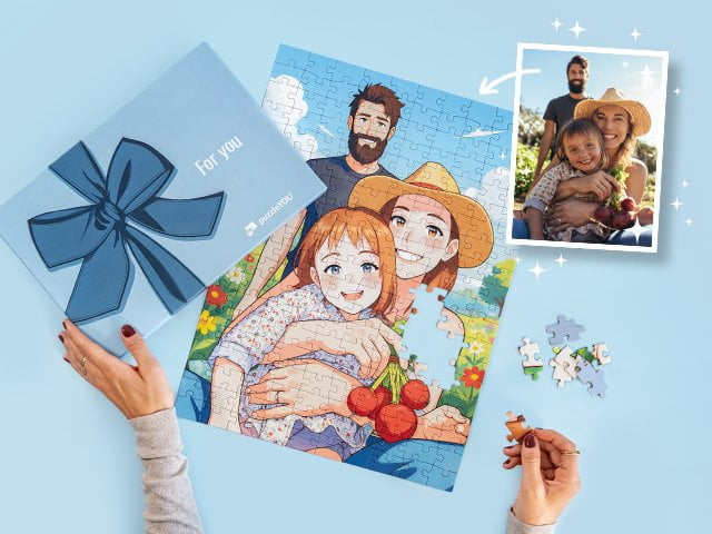 Personalised Jigsaw AI Art - Anime