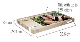 Size of the puzzle box - photo puzzle 500 pieces