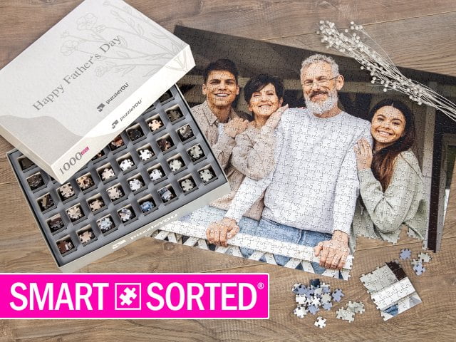 SMART SORTED® - the surprise puzzle for Father's Day